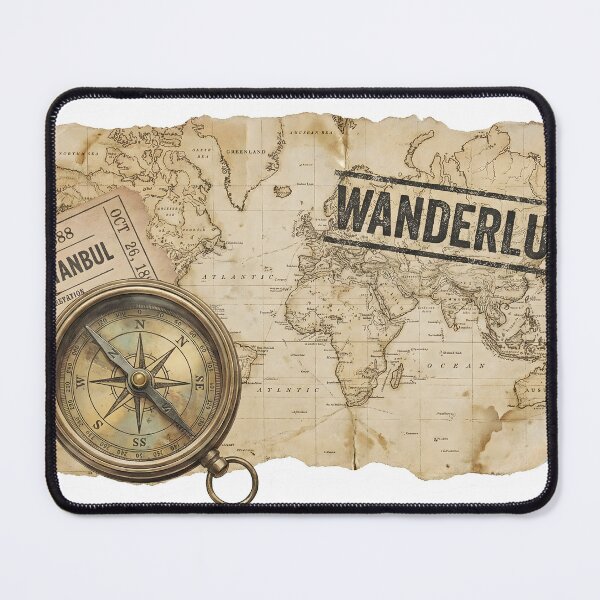 Item preview, The Traveller's Map designed and sold by Strip to Stick.