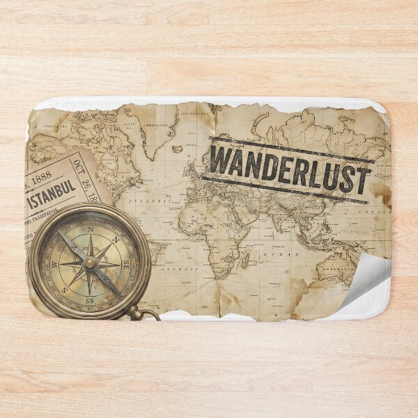 Item preview, The Traveller's Map designed and sold by Strip to Stick.