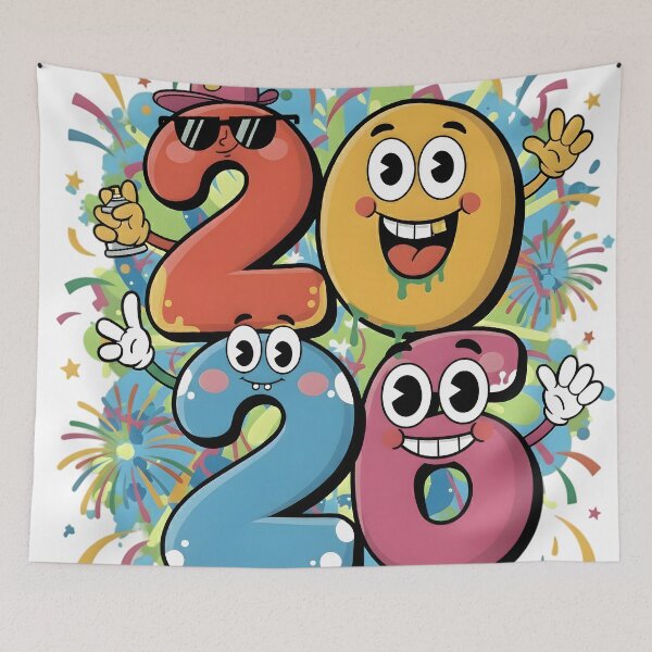 Item preview, Cute Cartoon 2026 Countdown Celebration designed and sold by SoulenCify.