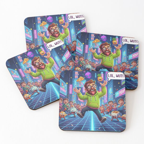 Item preview, Neon Pixel Arcade Jump designed and sold by Krfto.
