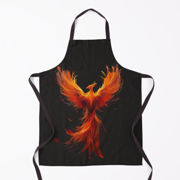 Item preview, Fiery Phoenix Rising - Mythical Fire Bird Fantasy Art Illustration designed and sold by TitanRN.