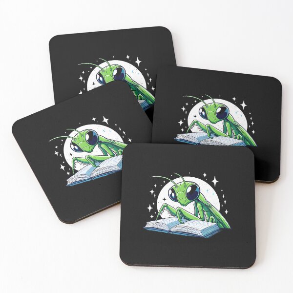 Item preview, Praying Mantis Reading Funny Insect designed and sold by DanaKathe.