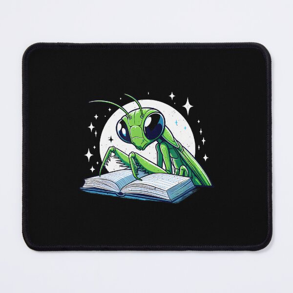 Item preview, Praying Mantis Reading Funny Insect designed and sold by DanaKathe.