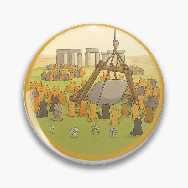 Item preview, Cat Team Building Stonehenge designed and sold by Auroracat2025.