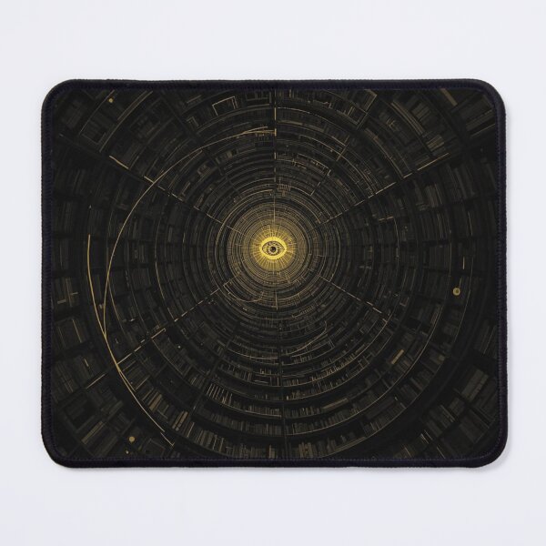 Item preview, Infinite Library of Knowledge - Eye of Wisdom Surreal Art designed and sold by TitanRN.