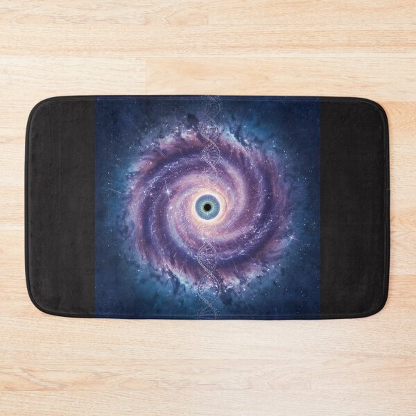 Item preview, Cosmic Eye Galaxy with DNA Helix Spiral Nebula - Psychedelic Space Art Visionary designed and sold by TitanRN.