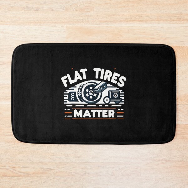Item preview, Flat Tires Matter Auto Mechanic Repair Garage - designed and sold by MyraLorri.