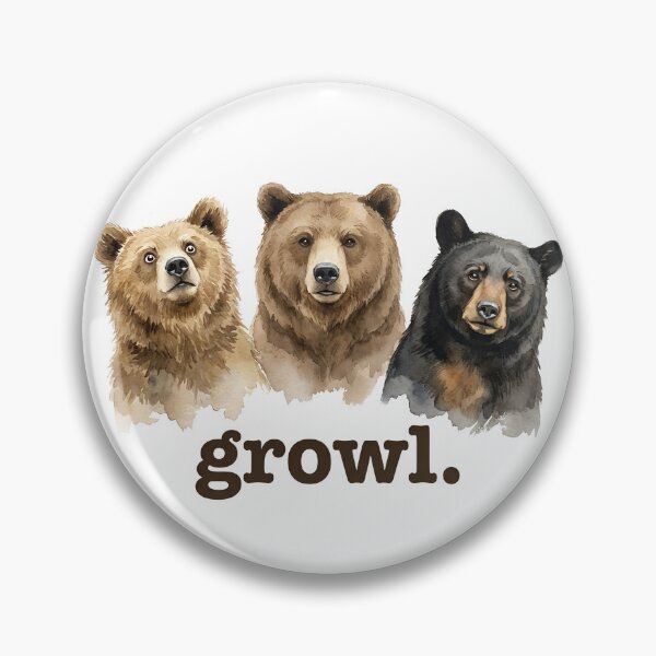 Item preview, Bears Growl Funny Bear Lover Funny Growl Gear designed and sold by DynamicDesign.