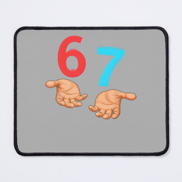 Item preview, 67 Six Seven Meme Gen Alpha Slang 6 7 Hands Funny Boys Kids designed and sold by KristineLi.
