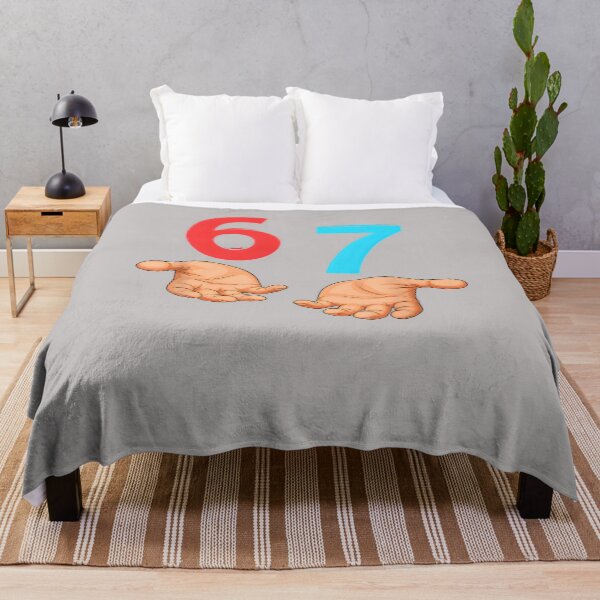 Item preview, 67 Six Seven Meme Gen Alpha Slang 6 7 Hands Funny Boys Kids designed and sold by KristineLi.