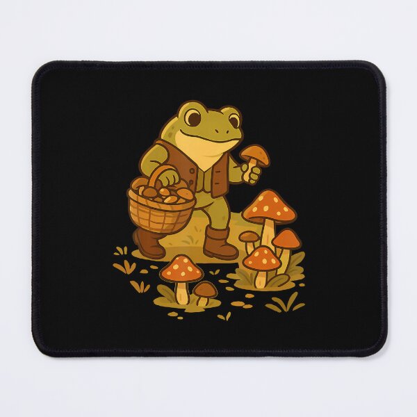 Item preview, Frog Picking Mushrooms In Forest designed and sold by DanaKathe.