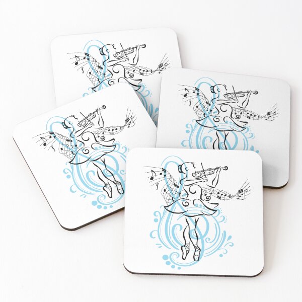 Item preview, Girl Playing Violin Music, and Ballet Violinist Ballerina designed and sold by Kate Hyunsu Cho.