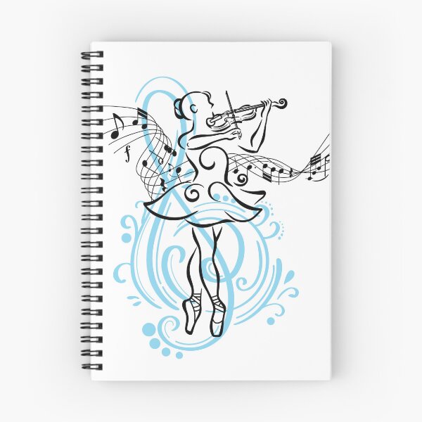 Item preview, Girl Playing Violin Music, and Ballet Violinist Ballerina designed and sold by Kate Hyunsu Cho.