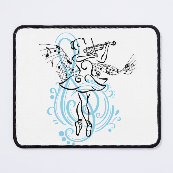 Item preview, Girl Playing Violin Music, and Ballet Violinist Ballerina designed and sold by Kate Hyunsu Cho.