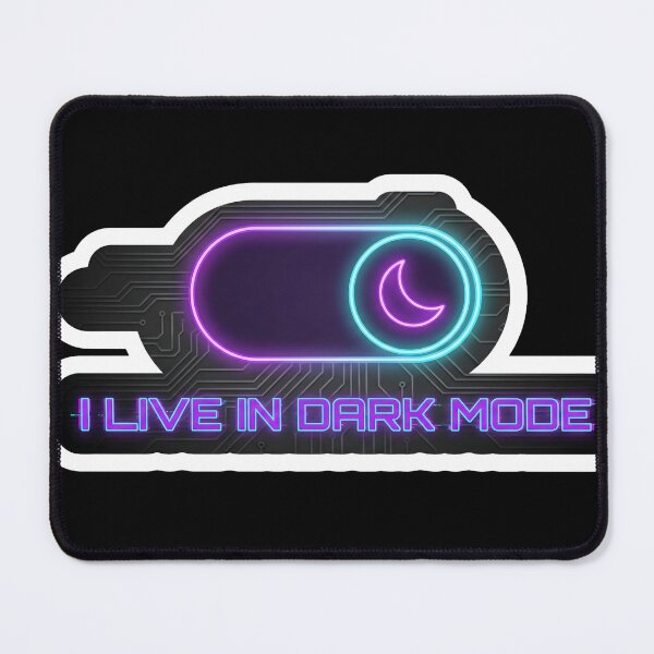 Item preview, 'I LIVE IN DARK MODE designed and sold by Strip to Stick.