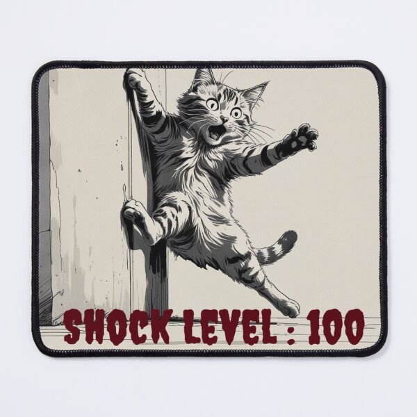 Item preview, Shocked Cat — Shock Level: 100 designed and sold by LEO'S CREATURE　れおずくりーちゃー.