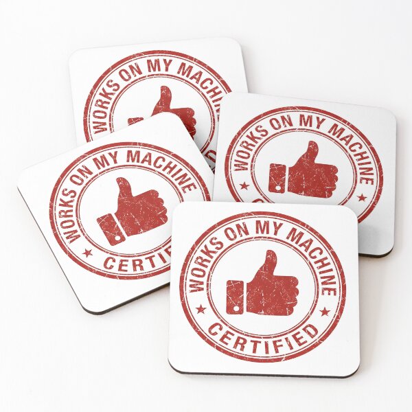 Item preview, WORKS ON MY MACHINE designed and sold by Strip to Stick.