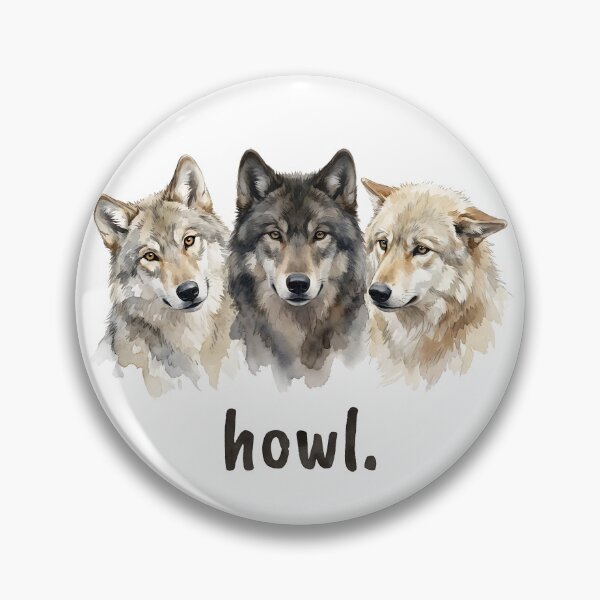 Item preview, Wolves Howl Funny Wolf Lover Funny Howl Gear designed and sold by DynamicDesign.