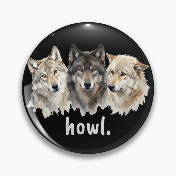 Item preview, Wolves Howl Funny Wolf Lover Funny Howl Gear designed and sold by DynamicDesign.