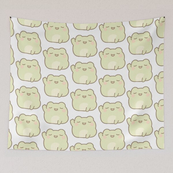 Item preview, Heyo Kawaii Mochi Frog Sticker designed and sold by BluesSketchbook.