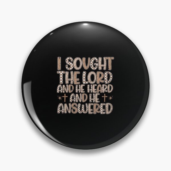 Item preview, I Sought The Lord And He Heard And He Answered designed and sold by MariaEdna1.