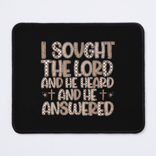 Item preview, I Sought The Lord And He Heard And He Answered designed and sold by MariaEdna1.
