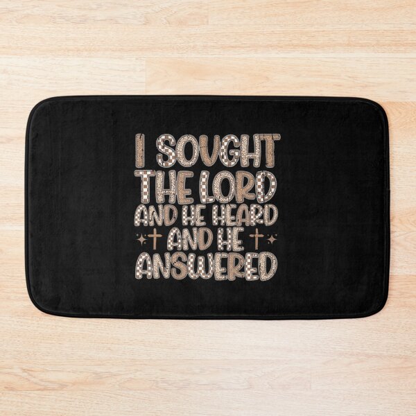 Item preview, I Sought The Lord And He Heard And He Answered designed and sold by MariaEdna1.