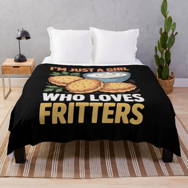 Item preview, I'm Just A Girl Loves Fritters Food Funny Conch Fritters Day designed and sold by TiredPack.