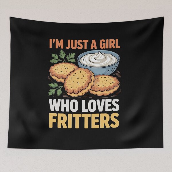 Item preview, I'm Just A Girl Loves Fritters Food Funny Conch Fritters Day designed and sold by TiredPack.
