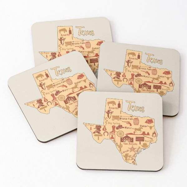 Item preview, Vintage Texas Map Illustration: Western Style Lone Star State Pride Tee designed and sold by mashmosh.