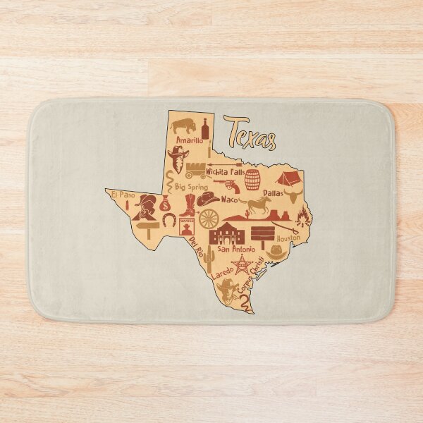Item preview, Vintage Texas Map Illustration: Western Style Lone Star State Pride Tee designed and sold by mashmosh.