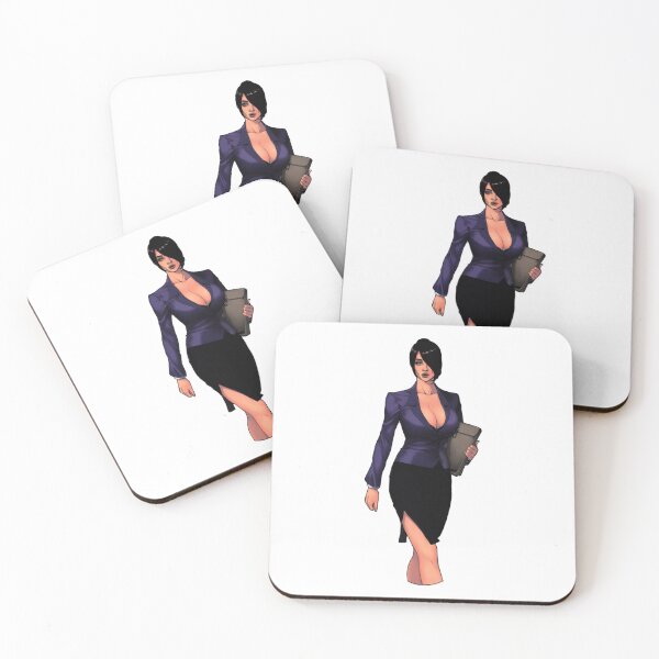 Item preview, Sultry Secretary – Stylish Pin-Up Illustration designed and sold by Hedon77.