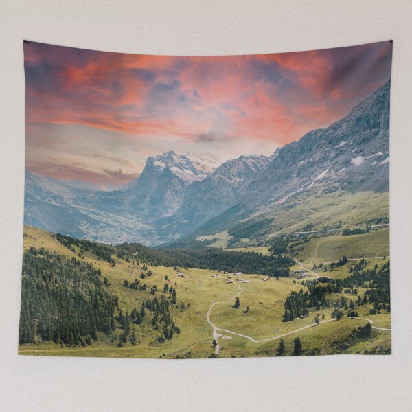 Item preview, Wengen at sunset designed and sold by Mauswohn.