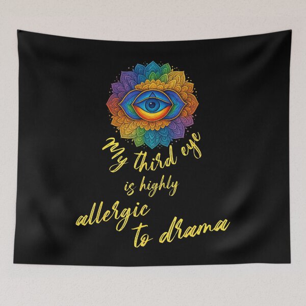Item preview, My Third Eye Is Highly Allergic To Drama Funny Spiritual designed and sold by MariaEdna1.