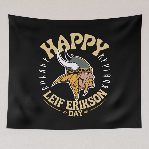 Item preview, Happy Leif Erikson Day Viking October  designed and sold by visionnen.