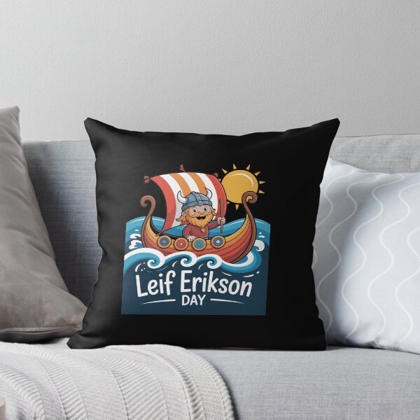 Item preview, Happy Leif Erikson Day October  designed and sold by namibambam.