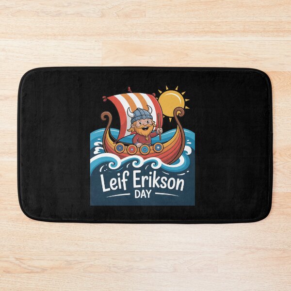 Item preview, Happy Leif Erikson Day October  designed and sold by namibambam.