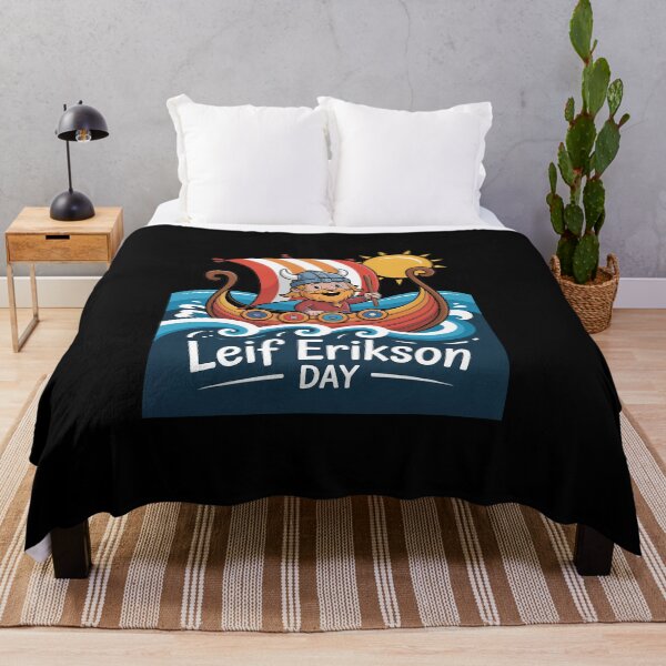 Item preview, Happy Leif Erikson Day October  designed and sold by namibambam.