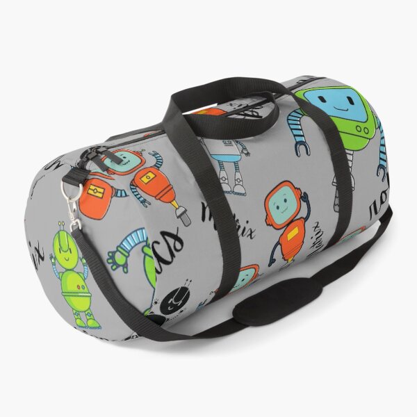 Item preview, Cute Robotics Pattern Art with Robots, Artificial Intelligence, Tech Sci-Fi Illustration Design designed and sold by Wandara Art & Decor.