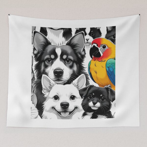 Item preview, Scruffy Cat & Dog Besties designed and sold by Velora_art01.