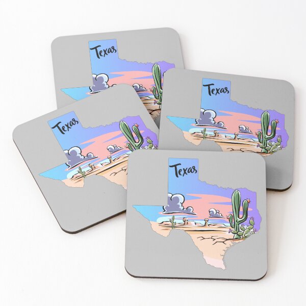 Item preview, Texas Desert Sunset Cactus Landscape Art designed and sold by mashmosh.
