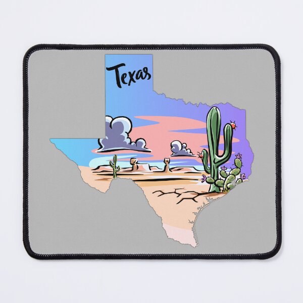 Item preview, Texas Desert Sunset Cactus Landscape Art designed and sold by mashmosh.