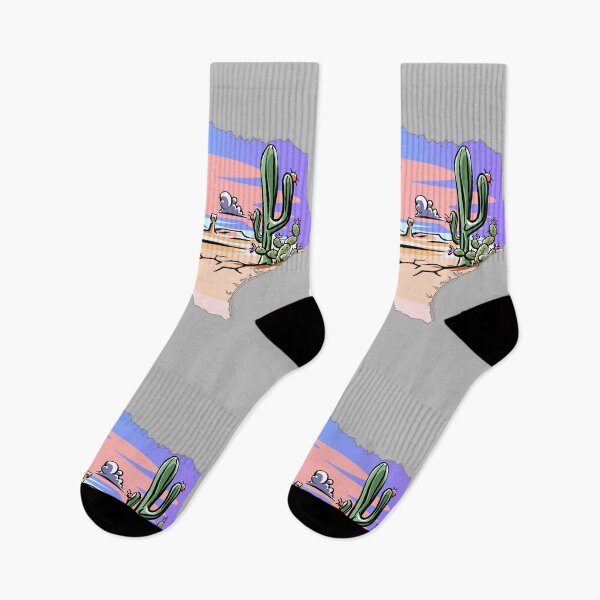 Item preview, Texas Desert Sunset Cactus Landscape Art designed and sold by mashmosh.