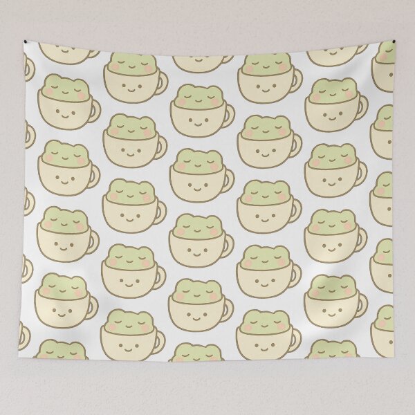 Item preview,  Kawaii Mochi Mug Frog Sticker designed and sold by BluesSketchbook.