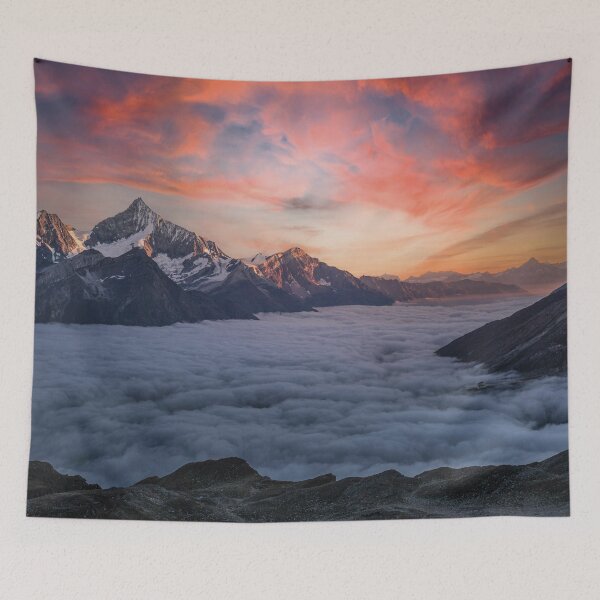 Item preview, Weisshorn at sunset designed and sold by Mauswohn.
