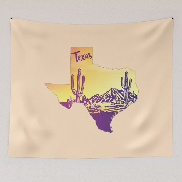 Item preview, Big Texan Sky – Cactus & Mountains Art designed and sold by mashmosh.