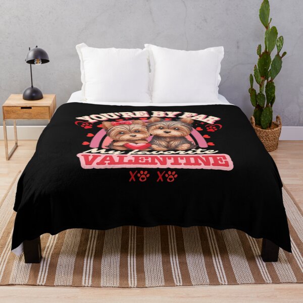 Item preview, Cute Yorkshire Couple Valentines Day Retro Yorkie Dog Lover designed and sold by MaudeGloria.