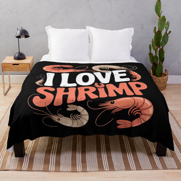 Item preview, I Love Shrimp Seafood Fanatic Quote designed and sold by MariaEdna1.