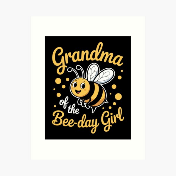 Item preview, Grandma Of The Bee Day Girl Birthday Party  designed and sold by ReadySide.