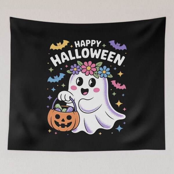 Item preview, Ghost Trick Or Treat Halloween Costume Ghoul Women Girls  designed and sold by HollyBellArtSte.